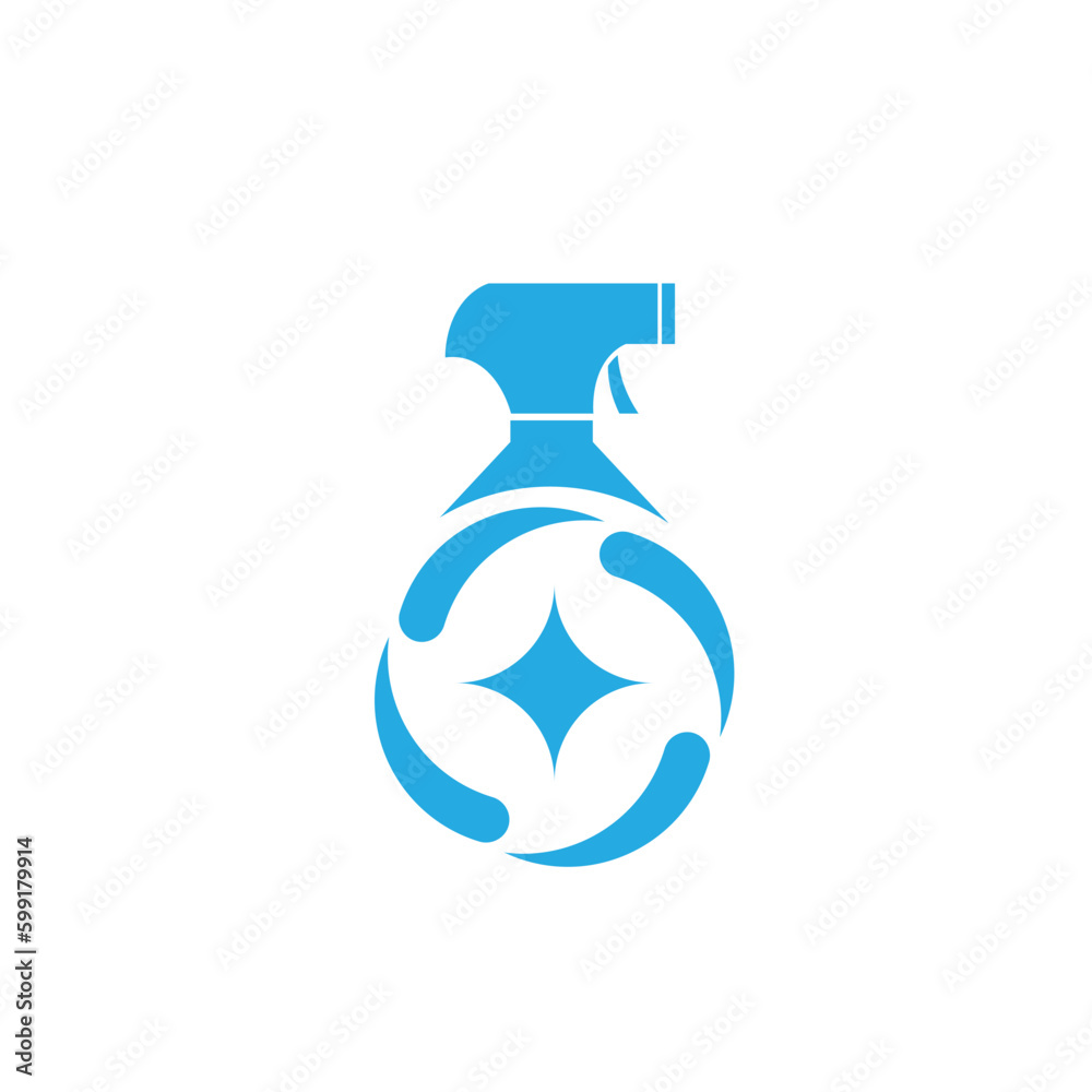 cleaning logo service laundry water business
