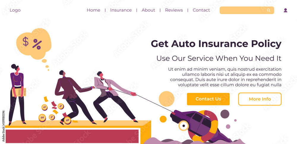 Get auto insurance policy, use our service website