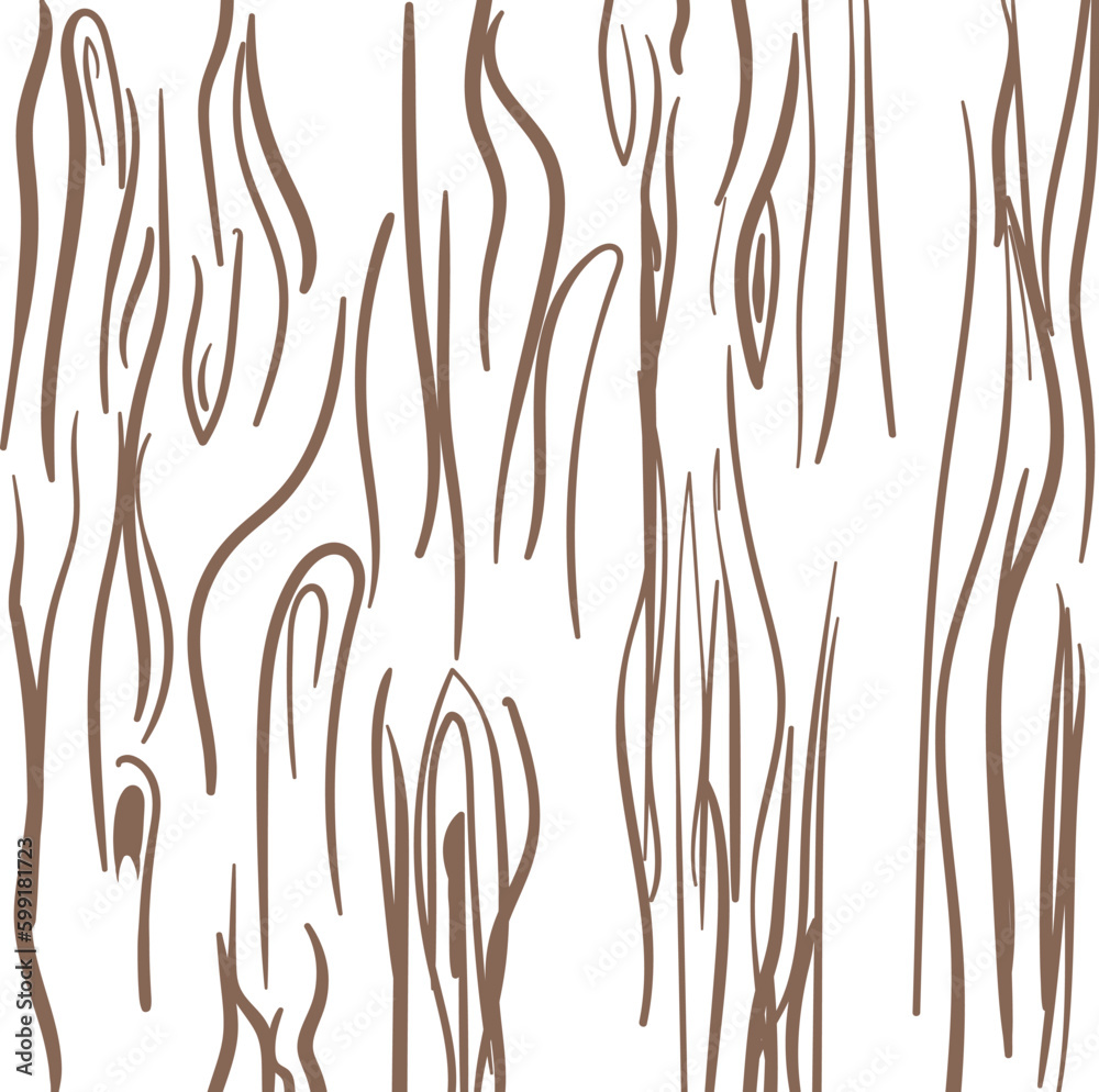 seamless pattern with wooden surface bark
