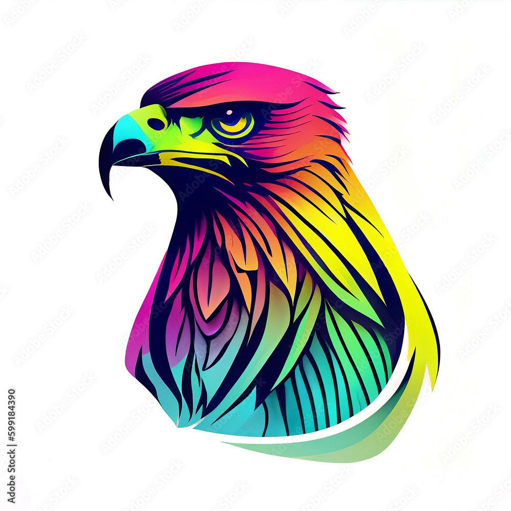 Obraz premium Rainbow Eagle