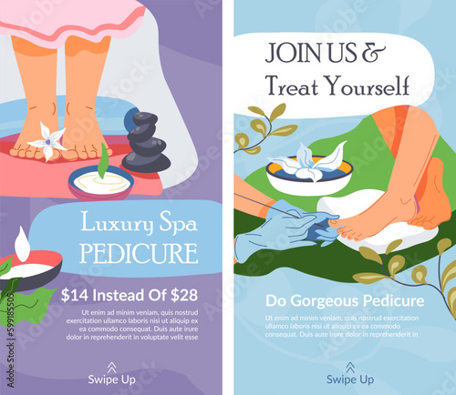 Luxury spa procedure, join and treat yourself