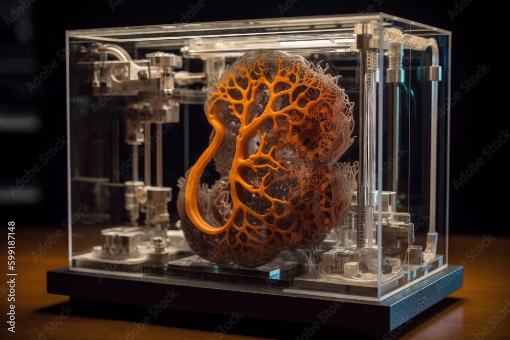 Medical bio 3d printer prints human internal organ, for transplantation ...