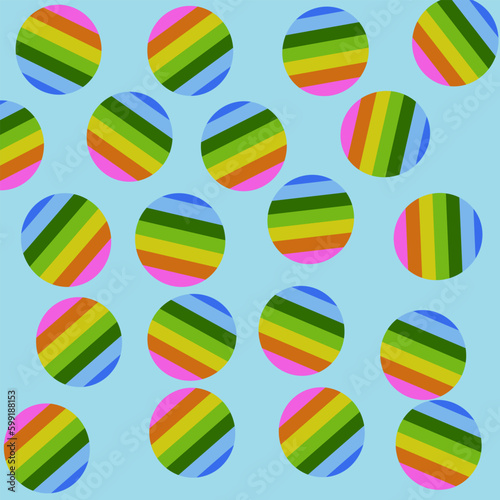 Elements for pride. Rainbow background for design. 