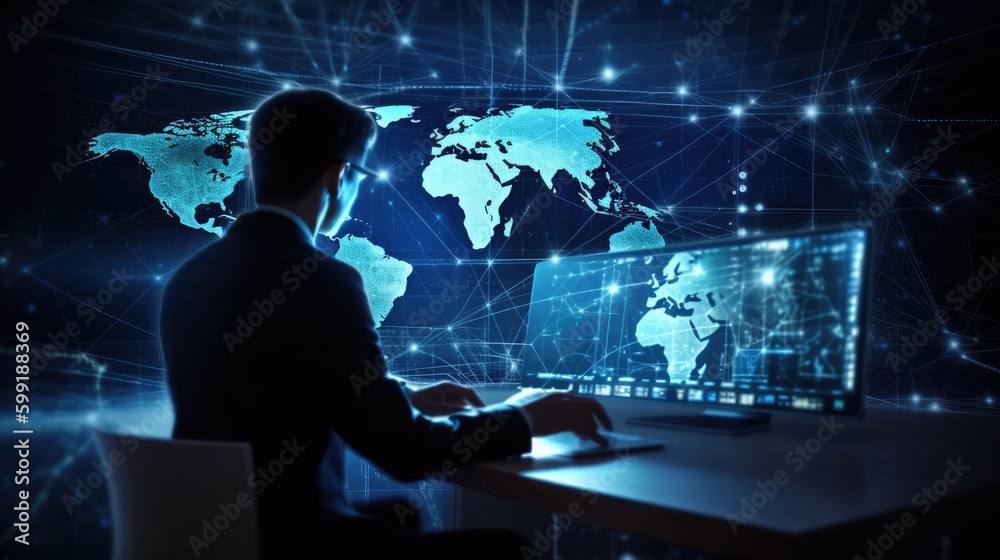 Global communication concept Global communication concept