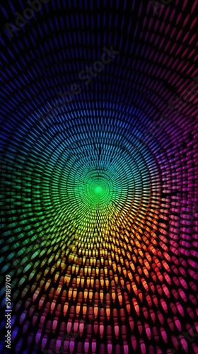 Abstract multicolour background made with generated ai