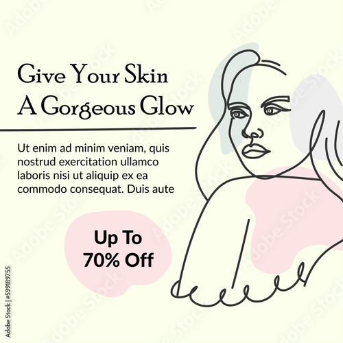 Give your skin gorgeous glow  sale on spa salon