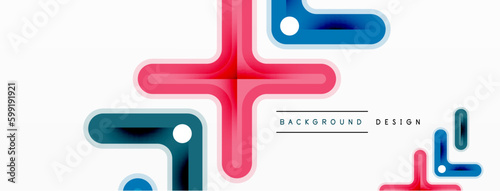 Cross line background minimal geometric template. Design for wallpaper, banner, background, landing page, wall art, invitation, prints, posters