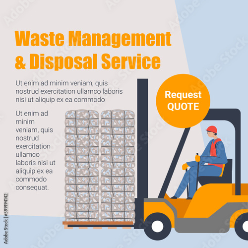Waste management and disposable service, quote