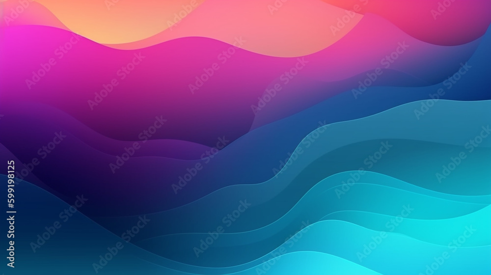 Abstract gradient mesh background, generative ai Abstract gradient mesh background, generative ai