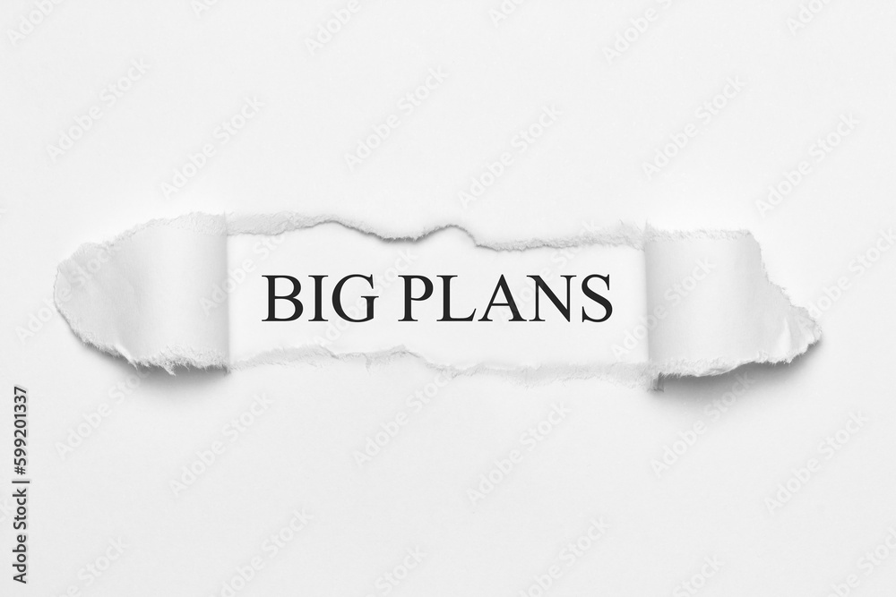 Big Plans Big Plans