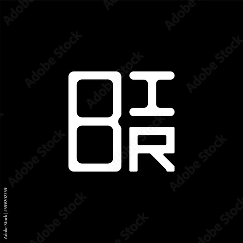 BIR letter logo abstract creative design. BIR unique design	