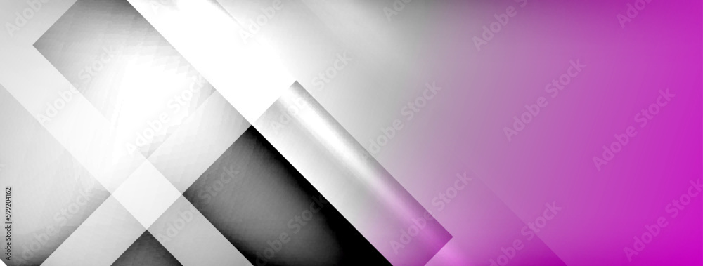 Abstract lines geometric techno background layout