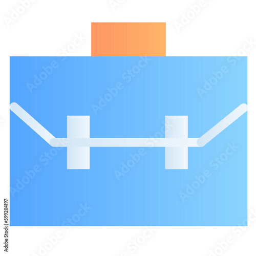 The bag icon represents a symbol of mobility and convenience, perfect for e-commerce websites or online marketplaces