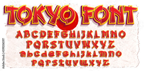 Tokyo Sushi text effect editable asian cuisine text style