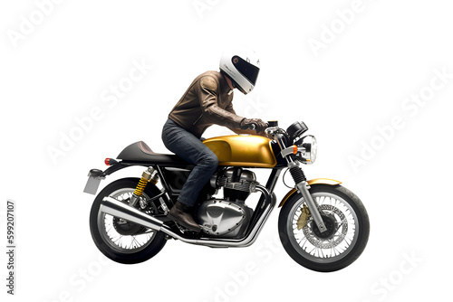 Fotografia Motorbike on the road riding
