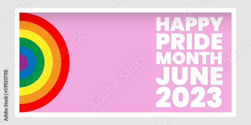 Happy pride month june 2023