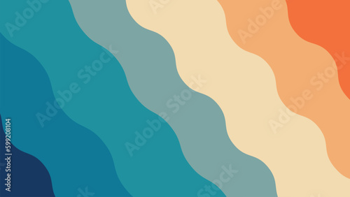 geometric Multicolor wave background 