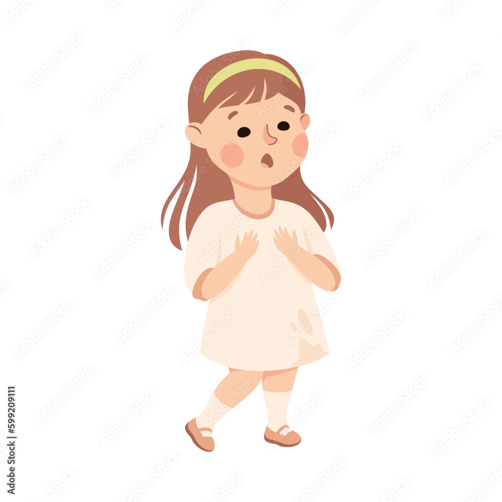 Bullied Girl Suffering from Mockery and Sneer Vector Illustration Bullied Girl Suffering from Mockery and Sneer Vector Illustration
