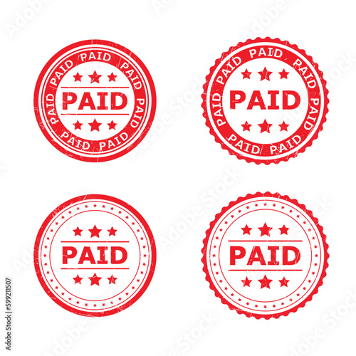 Paid grunge vector collection