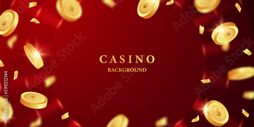 casino background vector illustration for gambling poster banner elegant design