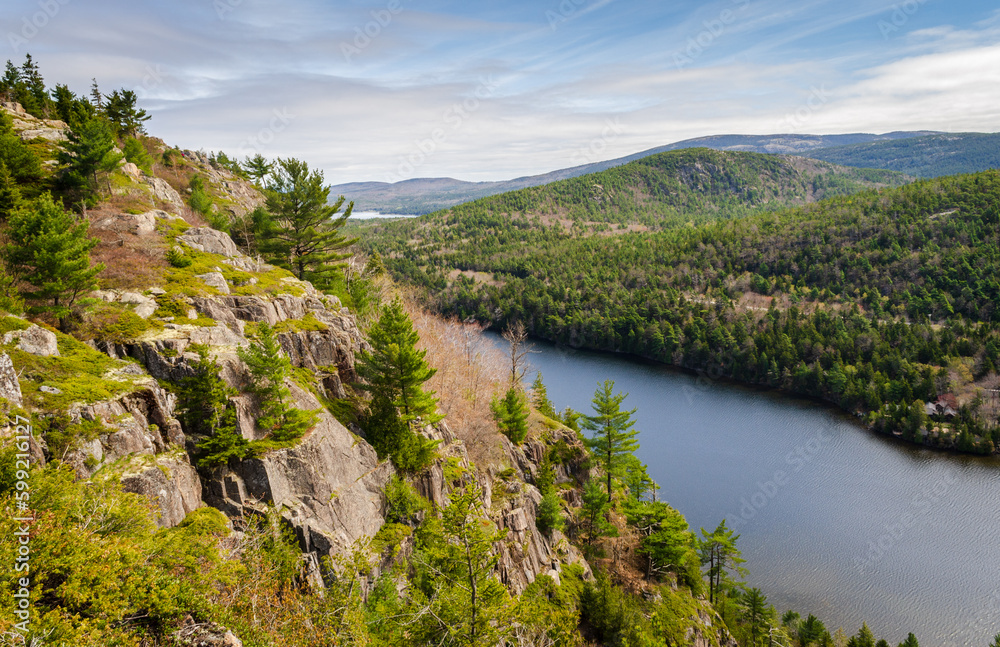 Cliff Overlook at Acadia National Park
