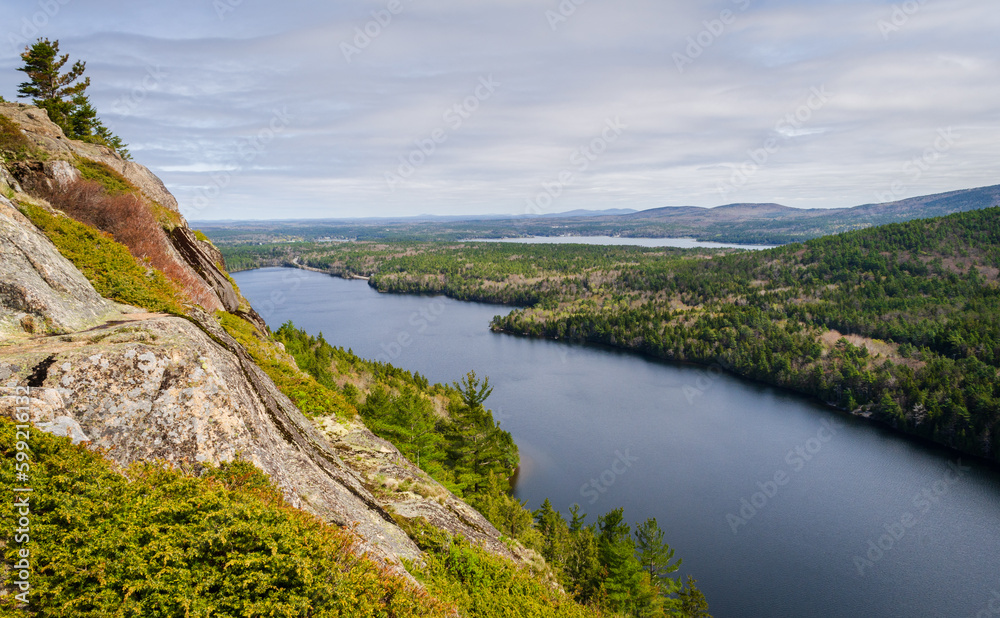 Cliff Overlook at Acadia National Park
