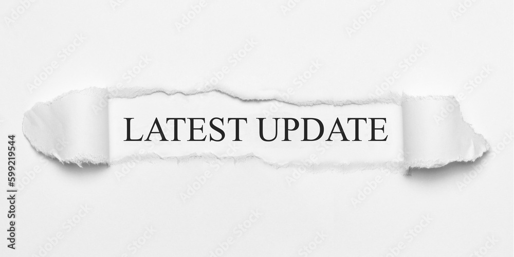 Fototapeta premium Latest Update 