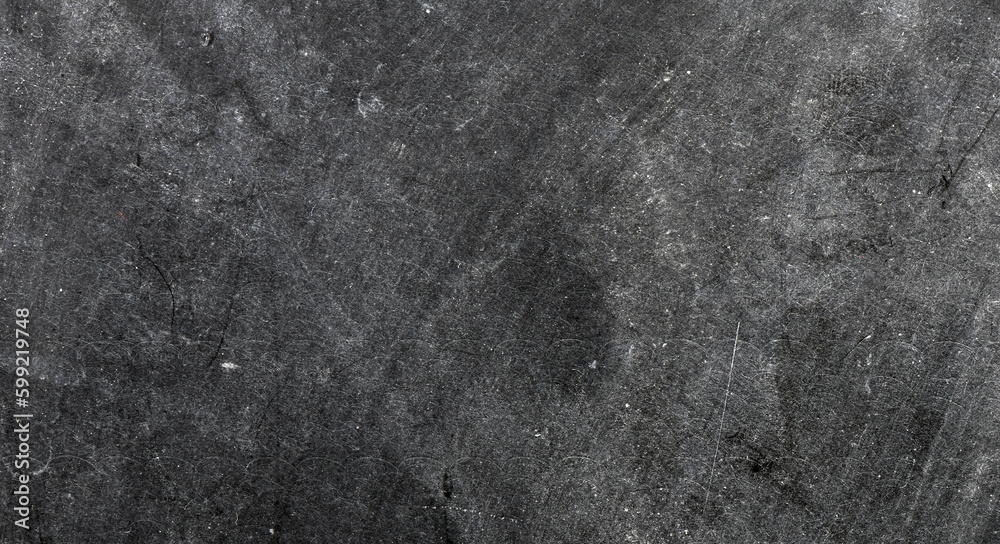 Fototapeta premium Empty school chalk board on a wooden table. Empty space to enter text or insert graphics. Concept in education or business.