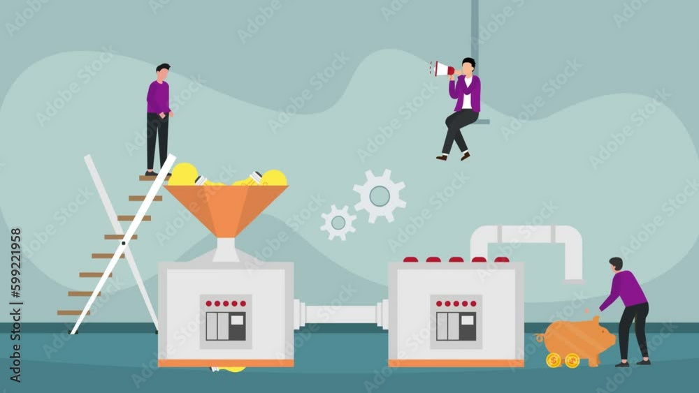 Innovation, new creative idea generation and brand development