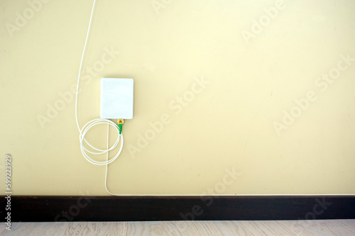 ftth box on the wall