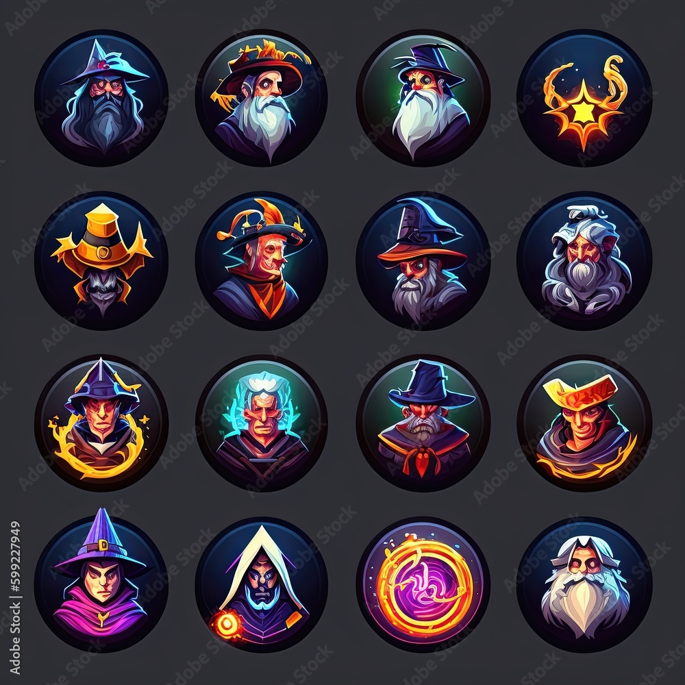 sorcerer wizard magician avatar ai generated