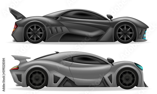 sport hyper super car vector illustration