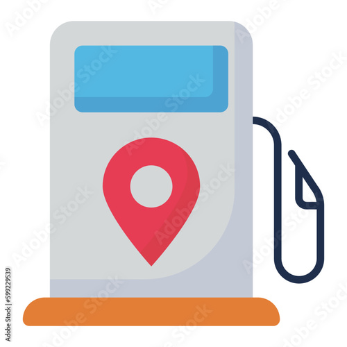 petrol station
