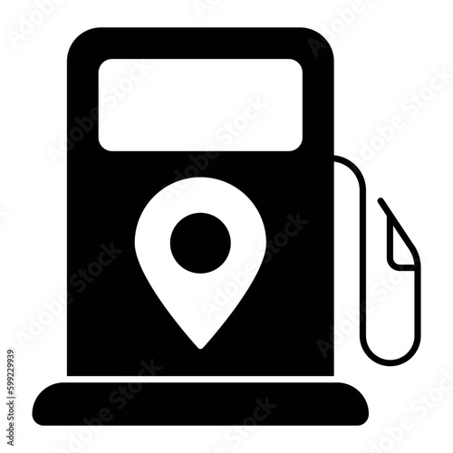 petrol station