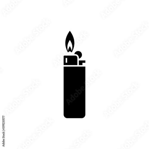 simple lighter icon illustration vector