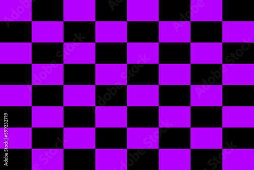 Seamless pattern of purple and black checkers for card, cloth, fashion, wallpaper, table cloth.