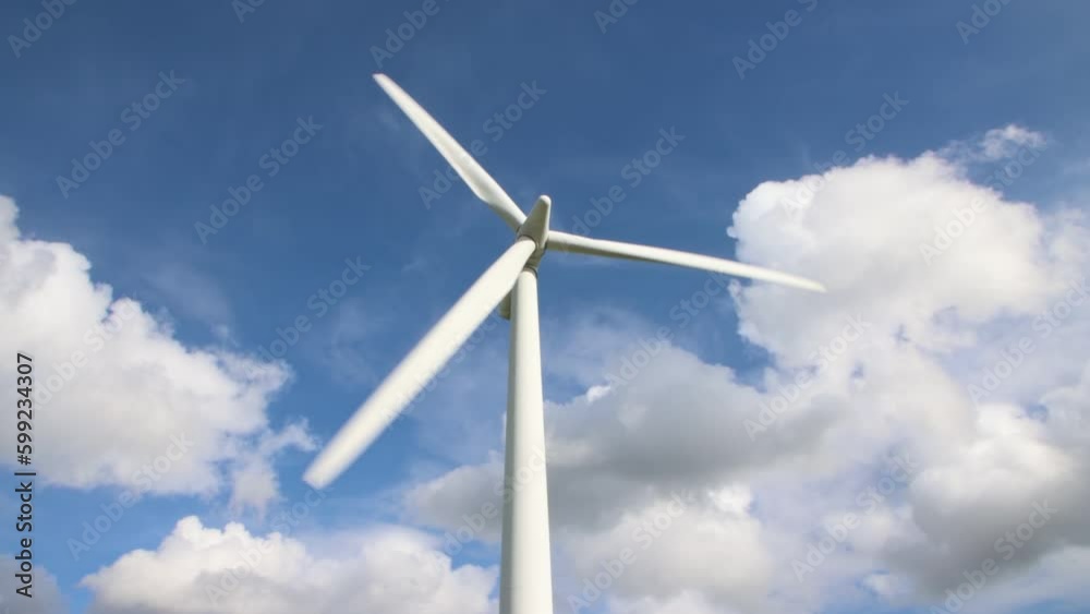 Wind Turbine Taking Power From The Sky Wind Turbine Taking Power From The Sky