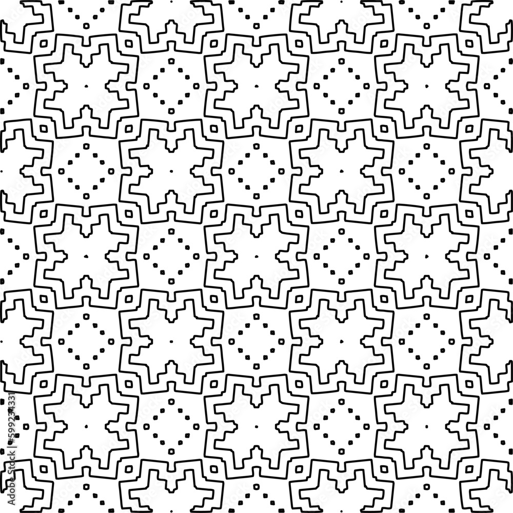 Seamless repeating pattern. Black and white pattern for web page, textures, card, poster, fabric, textile. Seamless repeating pattern. Black and white pattern for web page, textures, card, poster, fabric, textile.