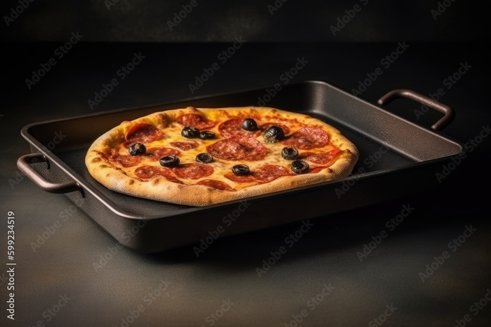 pizza in a box, ai generative pizza in a box, ai generative