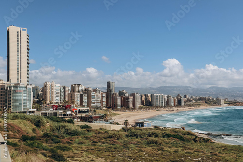 The coastal quarter of Raouchen in Beirut © Andrei Antipov