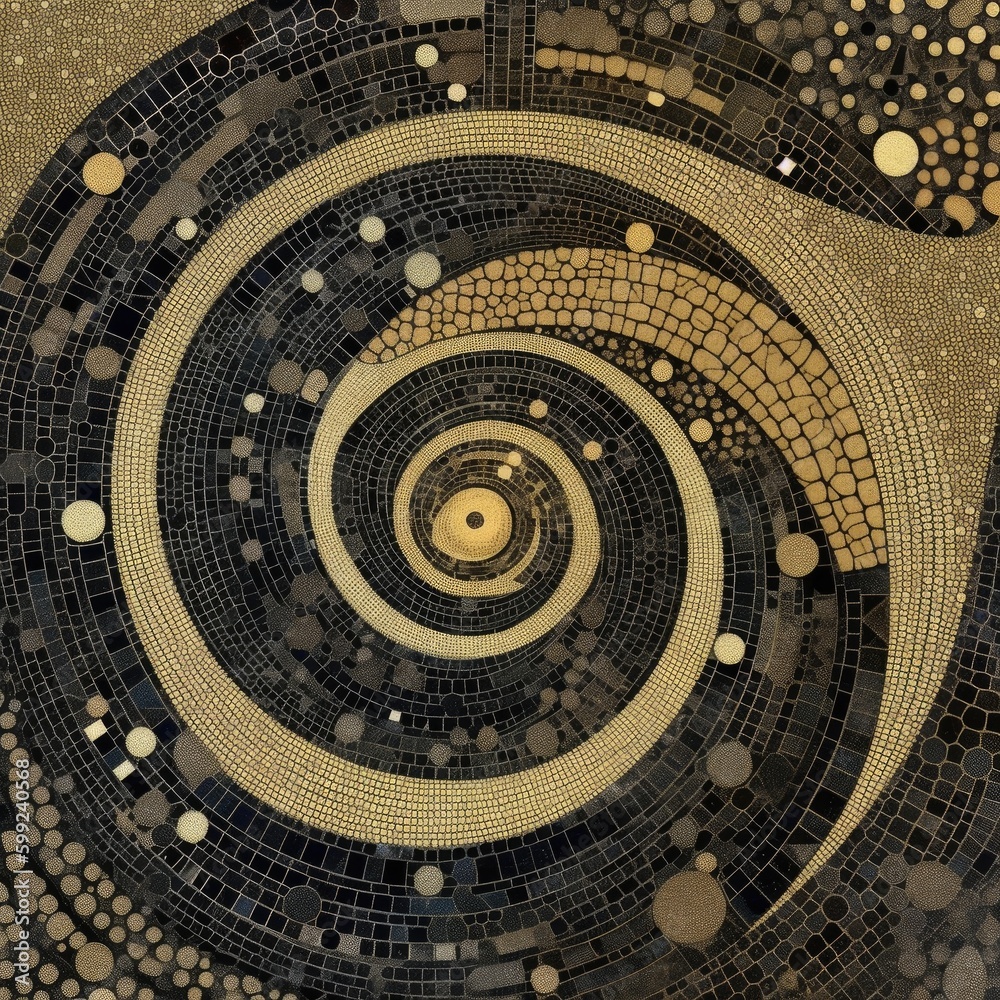 Obraz premium abstract fractal background a computer-generated 2D illustration, texture ai generative