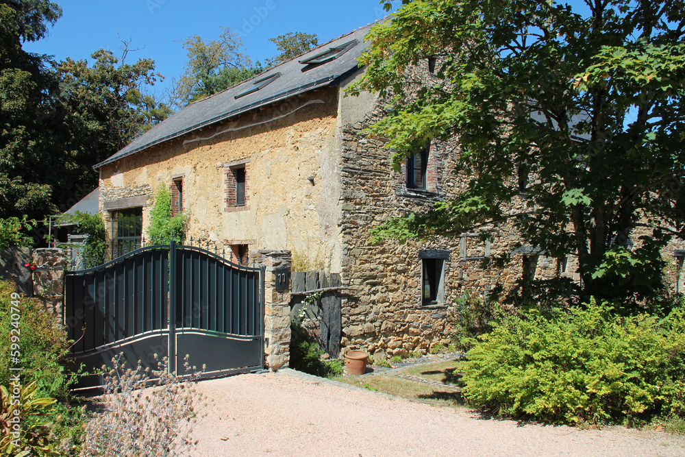old stone house in brittany in france old stone house in brittany in france