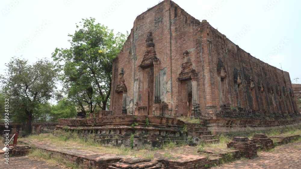 Ancient temple in the Ayutthaya Historical Park, Ayutthaya, Thailand.