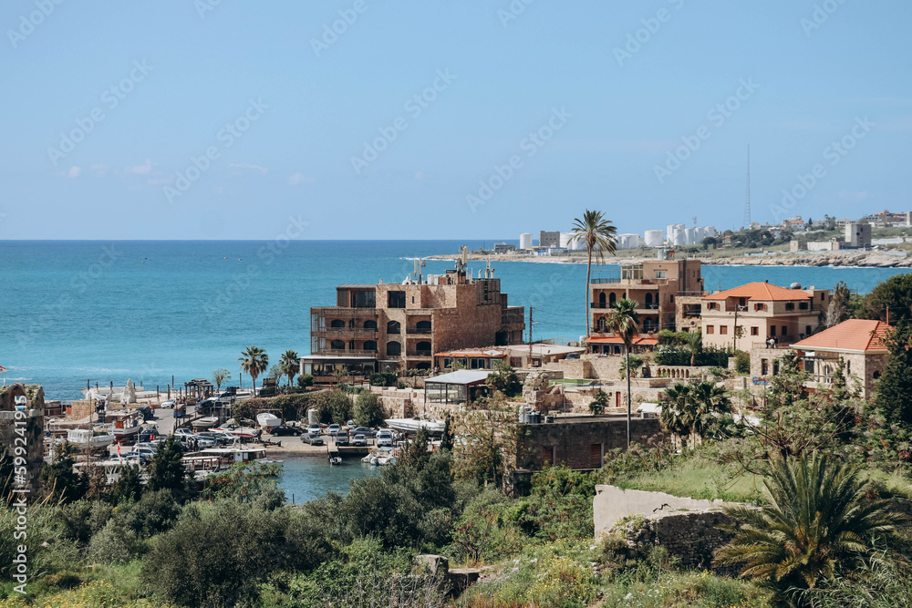 View of the modern part of Byblos, Lebanon