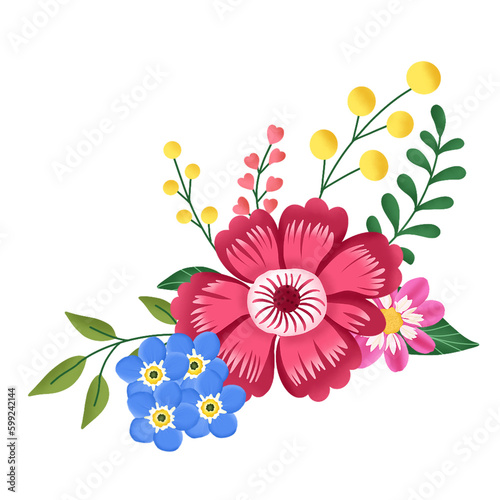 flower bouquet illustration