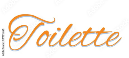 toilet - toilet - gold orange - ideal for website, email, presentation, advertisement, billboard, banner, postcard, ticket, logo, engraving, slide, tag, book, plate, sticker, print