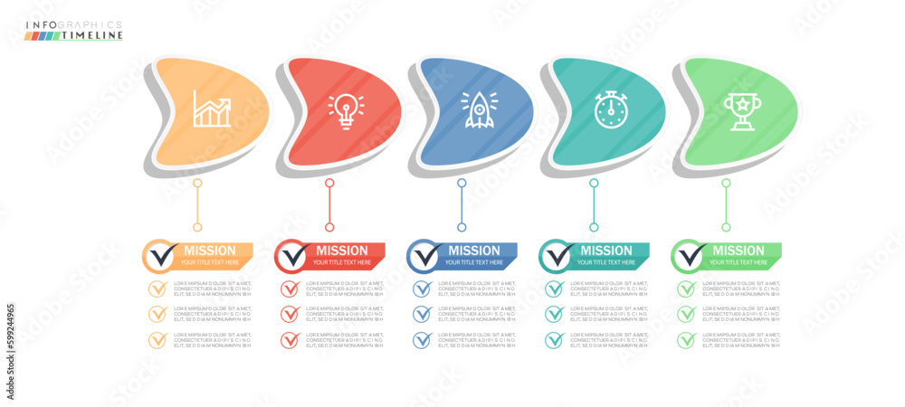 Infographic design template. timeline with icons and 5 options or steps. Can be used for process, presentations, layout, banner, web design vector illustration. Infographic design template. timeline with icons and 5 options or steps. Can be used for process, presentations, layout, banner, web design vector illustration.