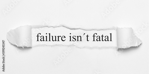 failure isn´t fatal	 photo