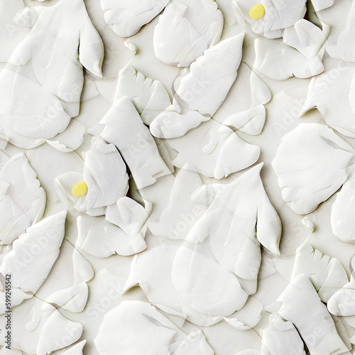 Seamless texture of white plaster. Digital illustration. © tiff20