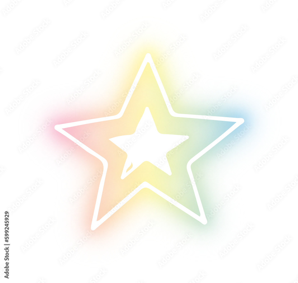 Set of Star neon